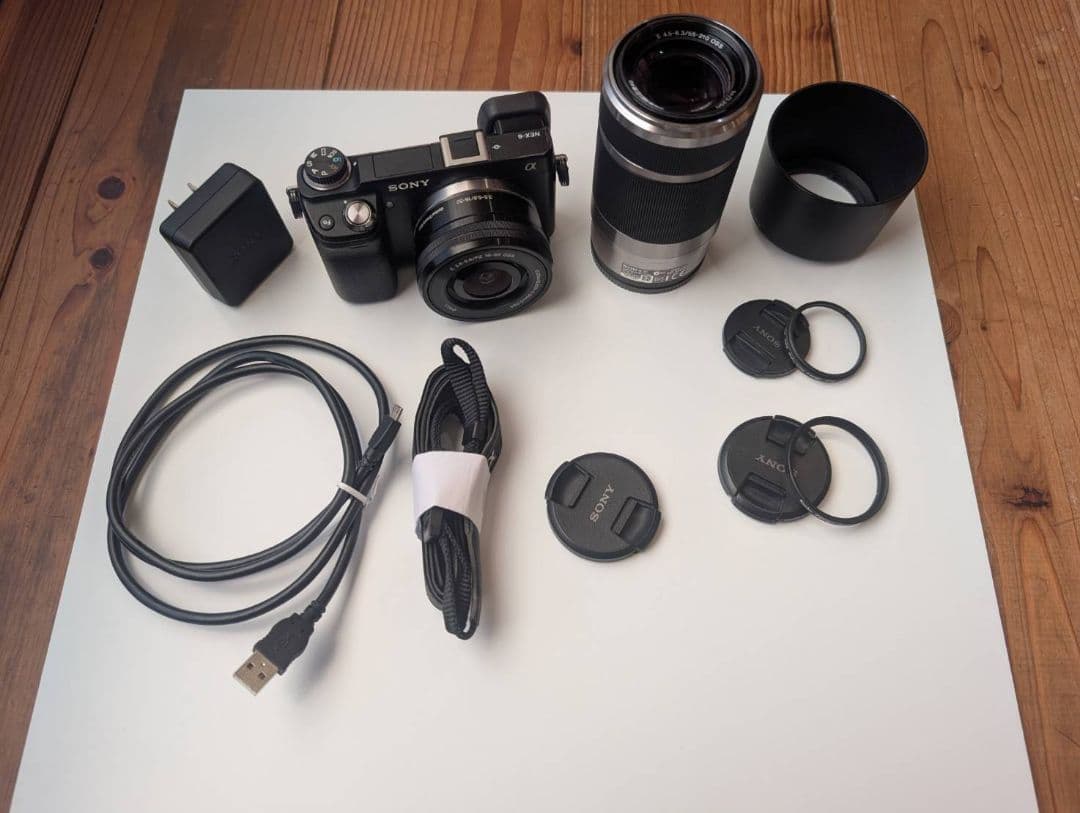 ソニー SONY ミラーレス一眼 α NEX-6Y ダブルズームレンズキット