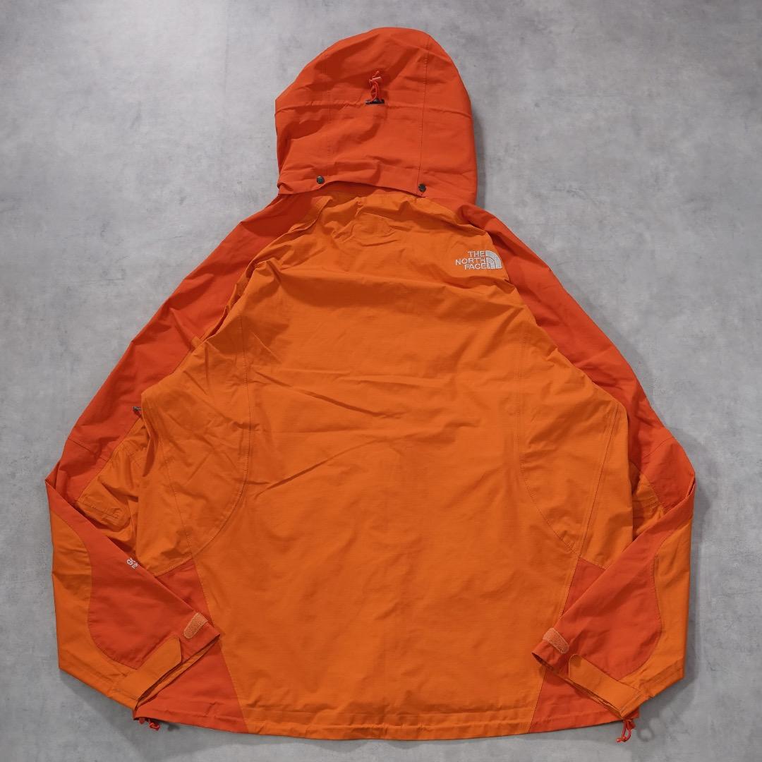 ノースフェイス ゴアテックス ナイロンジャケット 古着 L オレンジ 17637