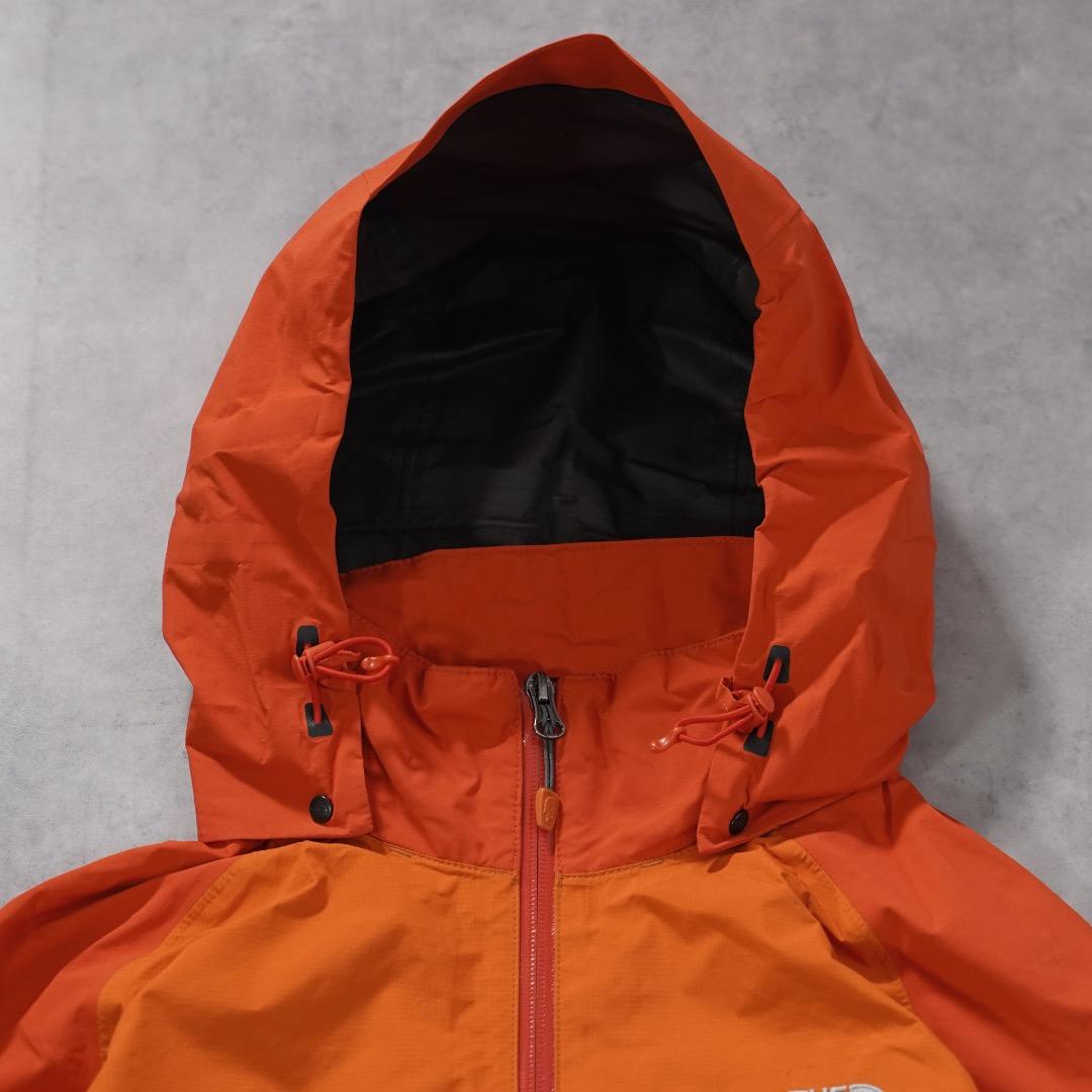 ノースフェイス ゴアテックス ナイロンジャケット 古着 L オレンジ 17637