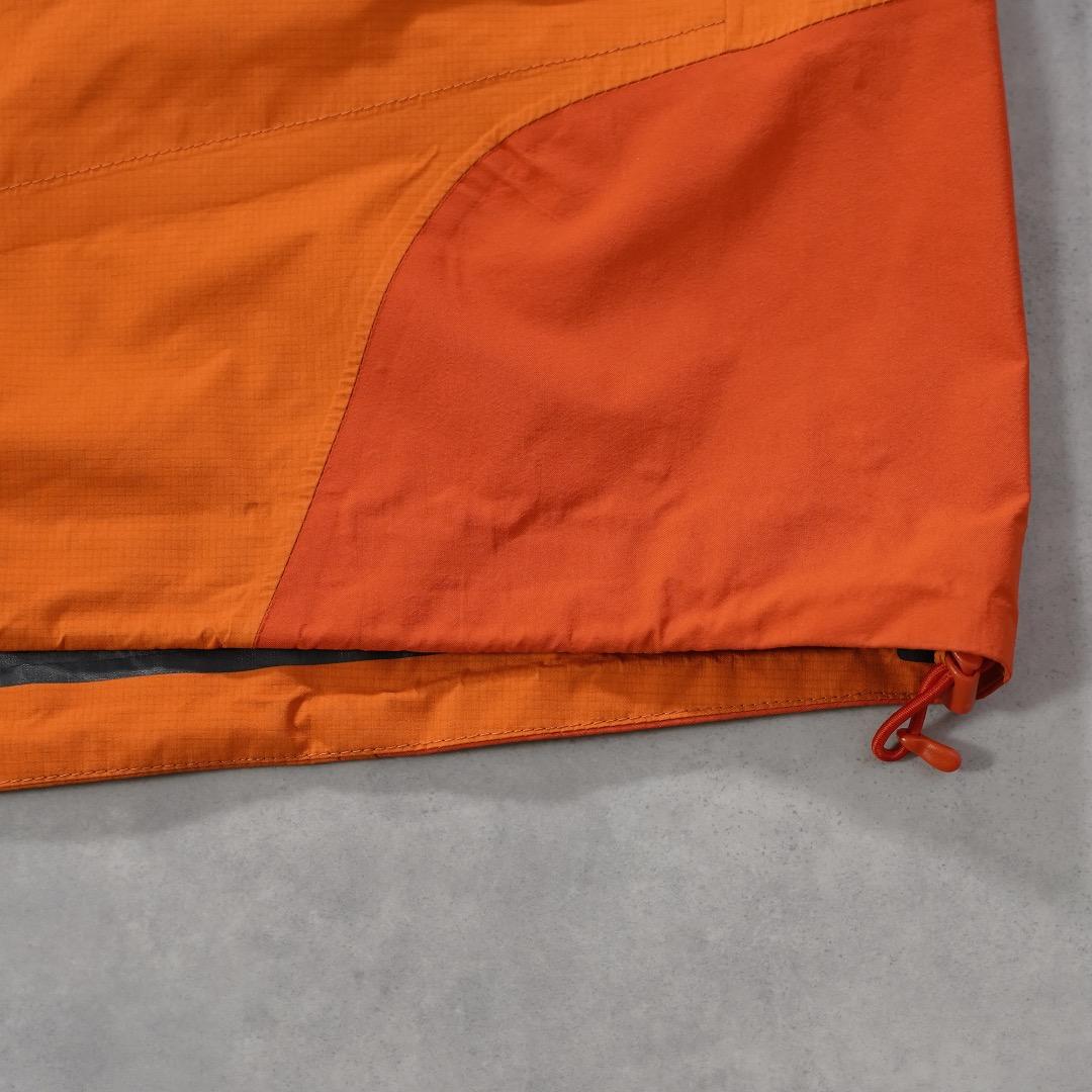 ノースフェイス ゴアテックス ナイロンジャケット 古着 L オレンジ 17637
