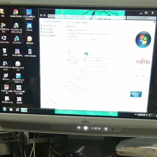一体型FMVFE60NTW タッチパネル　地デジ無し　無線LANなし