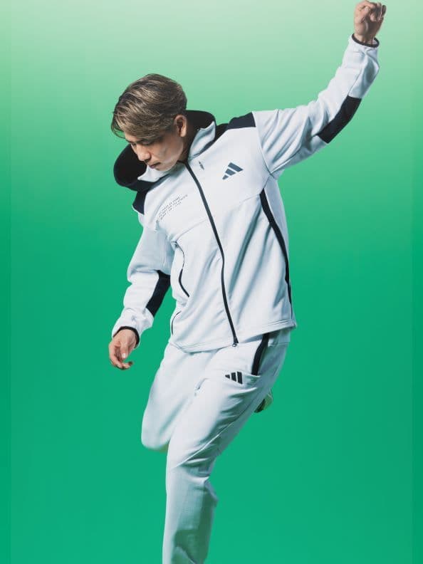 adidas 2025春夏限定モデル ジャケット × ロングパンツ上下セット