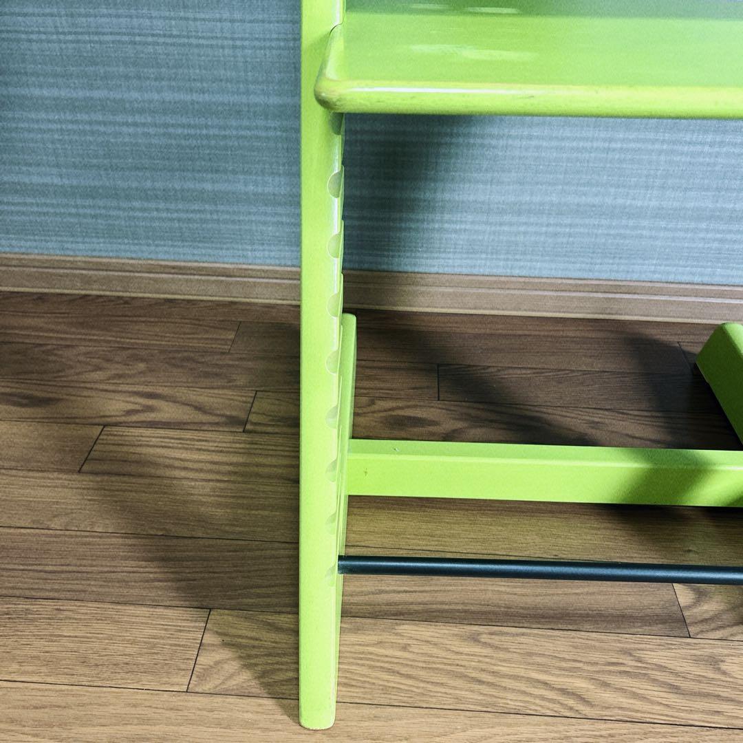 STOKKE トリップトラップ Green シリアルナンバー4 ベビーハイチェア