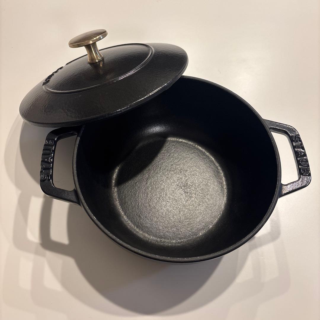 ストウブ ワナベ S ブラック 16cm STAUB Wa NABE 琺瑯鍋