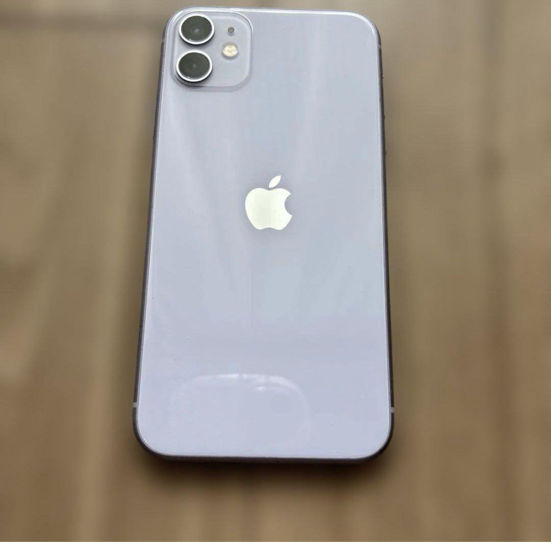 美品Apple iPhone 11 ラベンダー