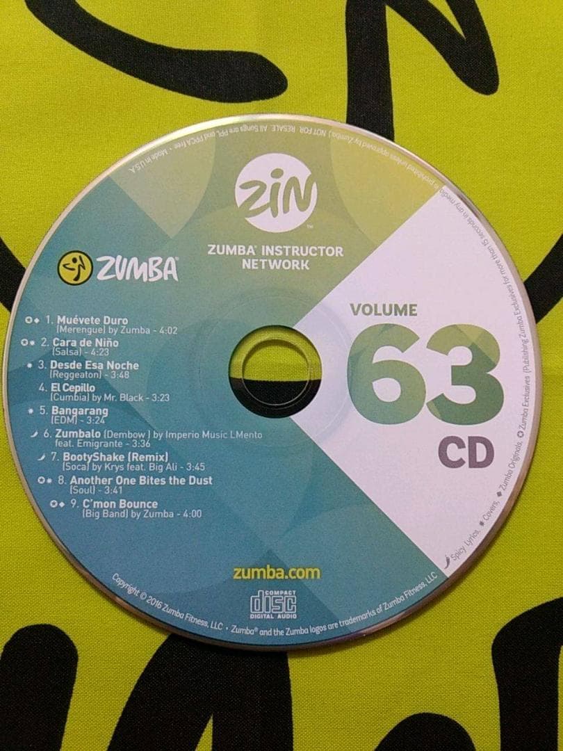 ZUMBA　ズンバ　ZIN61 ～ ZIN70　 CD ＆ DVD 20枚セット