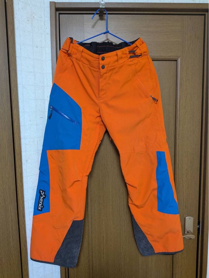 fenixスキーウェア上下　青/オレンジ 上:Sサイズ　下:Mサイズ