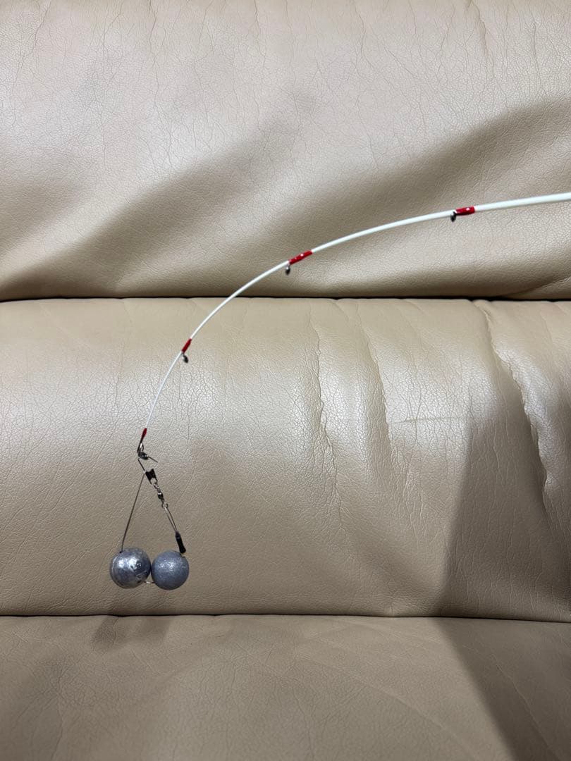 伊勢海老　穴釣り竿　布袋竹　ハンドメイド