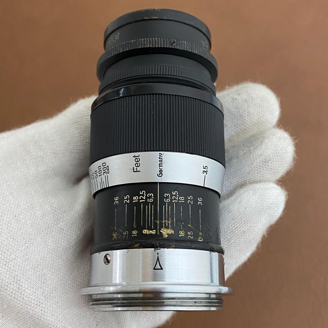LEICA Elmar L90mm f4.0 Black 1942年製