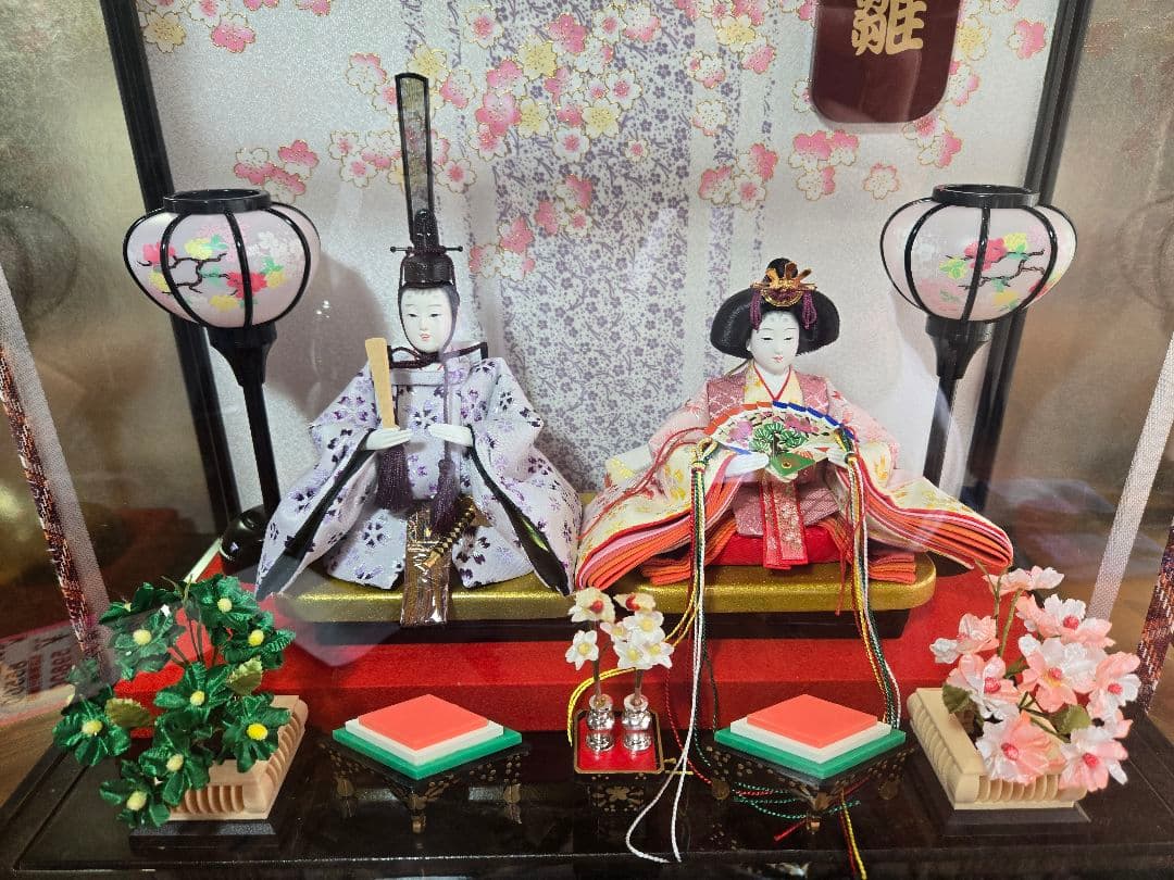 【一点限り】雛人形 ケース飾り　K33