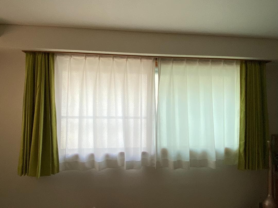 1級遮光カーテン＆レースカーテンセット(284*137)