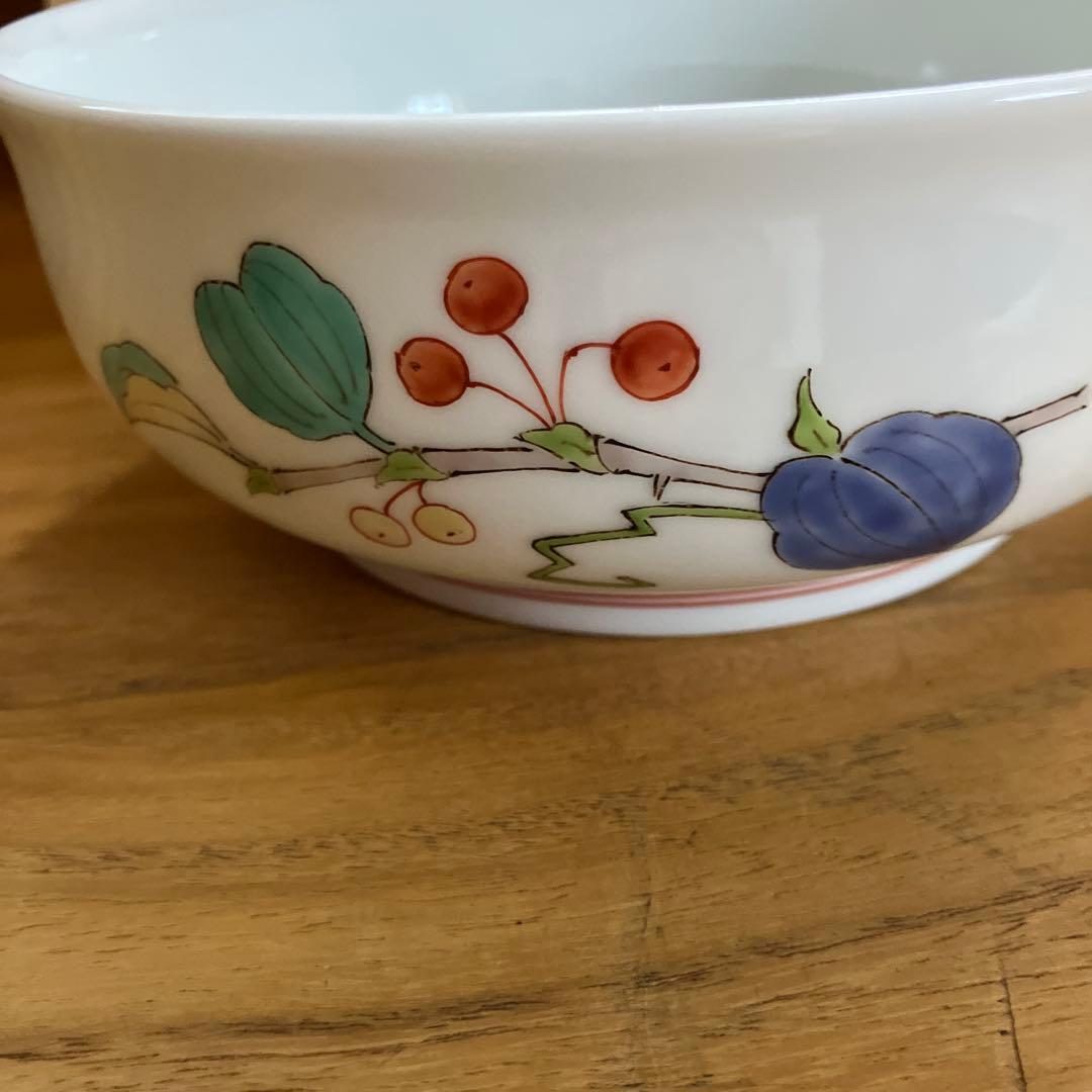 人間国宝十四代柿右衛門　錦　さるとりいばら　器