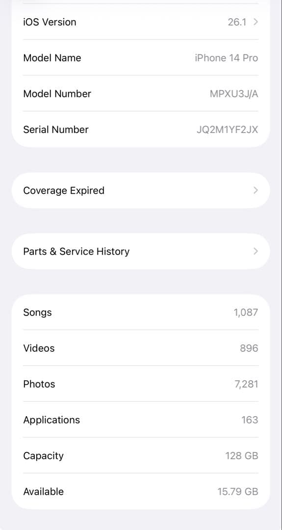 Apple iPhone 14 Pro スペースブラック 本体 128GB