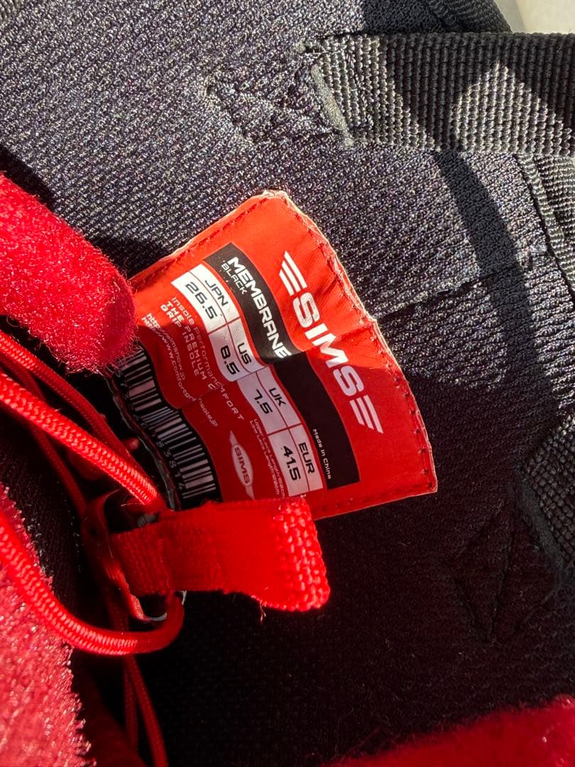 値段交渉有り美品SIMS スノーボードブーツ メンブレン26.5cm