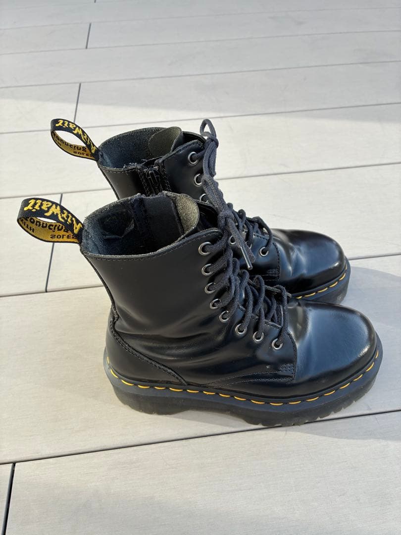 Dr. Martens ブラックJADON 8EYE BOOT 5 UK