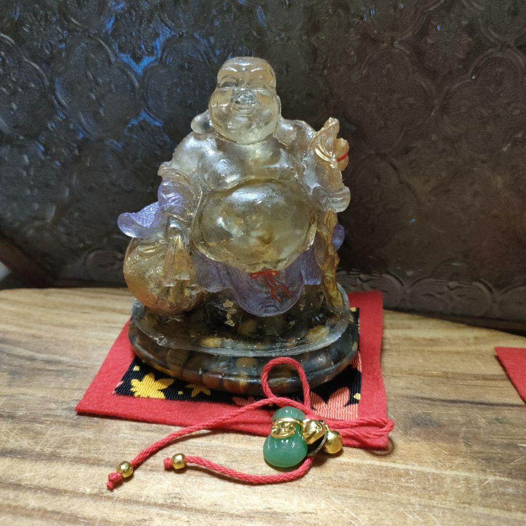 ☆わんこ0613☆オルゴナイト☆布袋様、干支馬A(小)☆