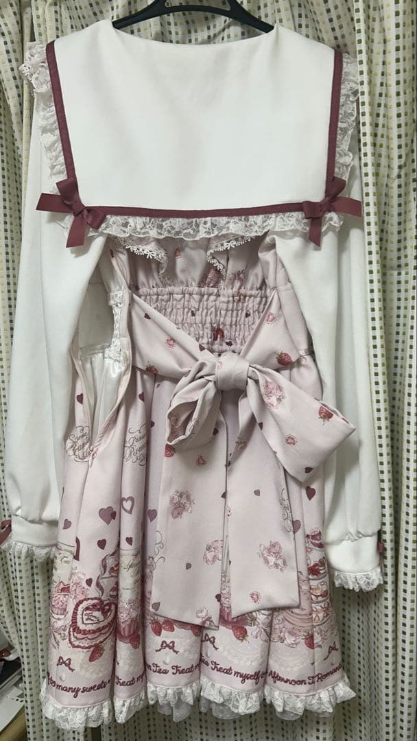 LIZLISA Many Hearts Afternoontea柄ワンピース