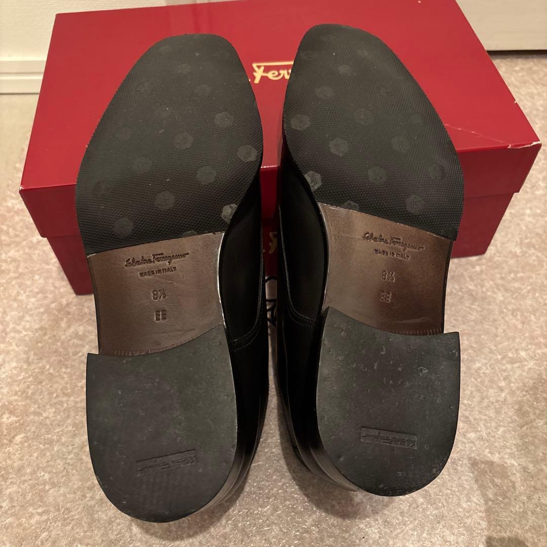 フェラガモ　メンズ　ブーツ　革靴　ローファー