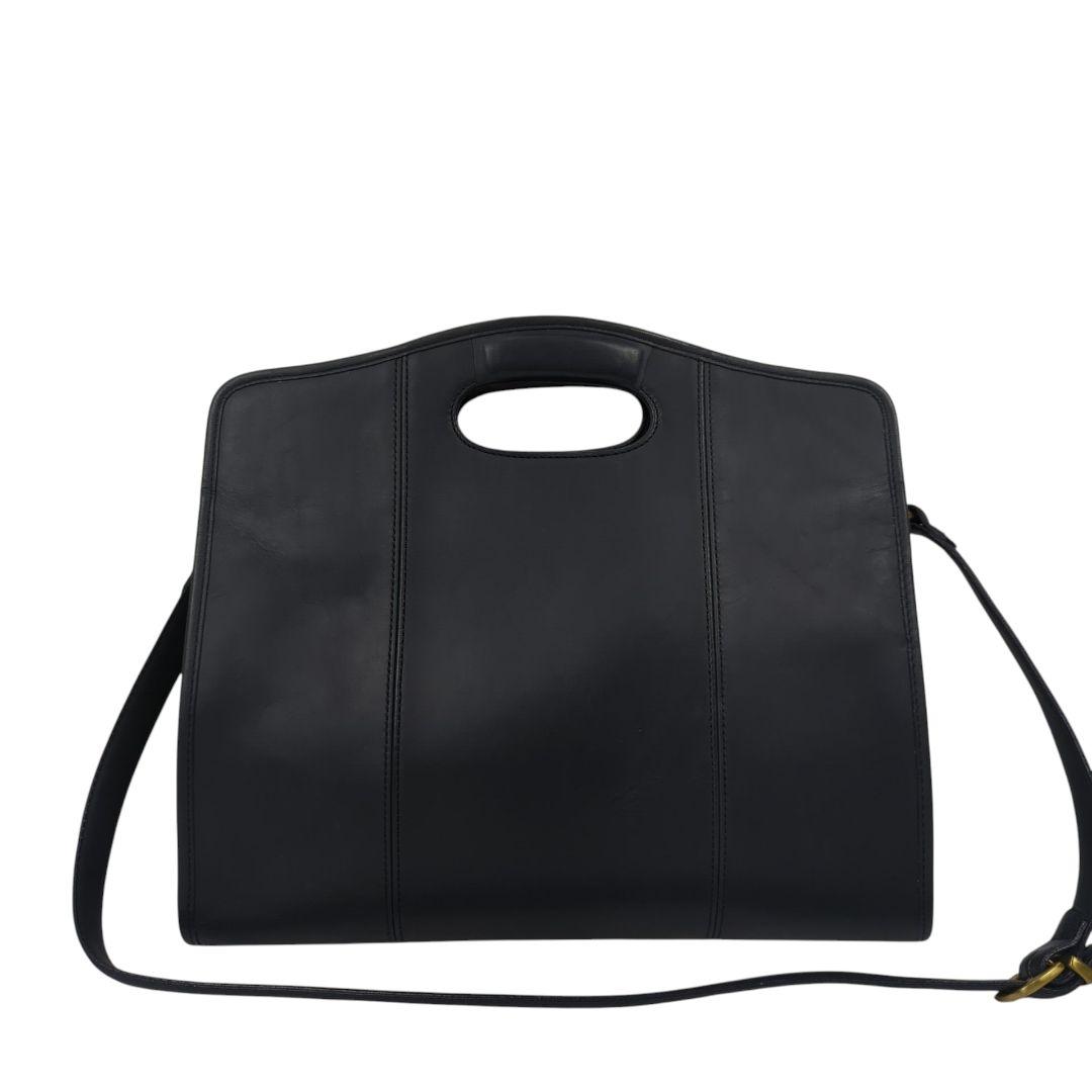 【希少】OLD COACH オール レザー ショルダー ビジネス ハンドバッグ