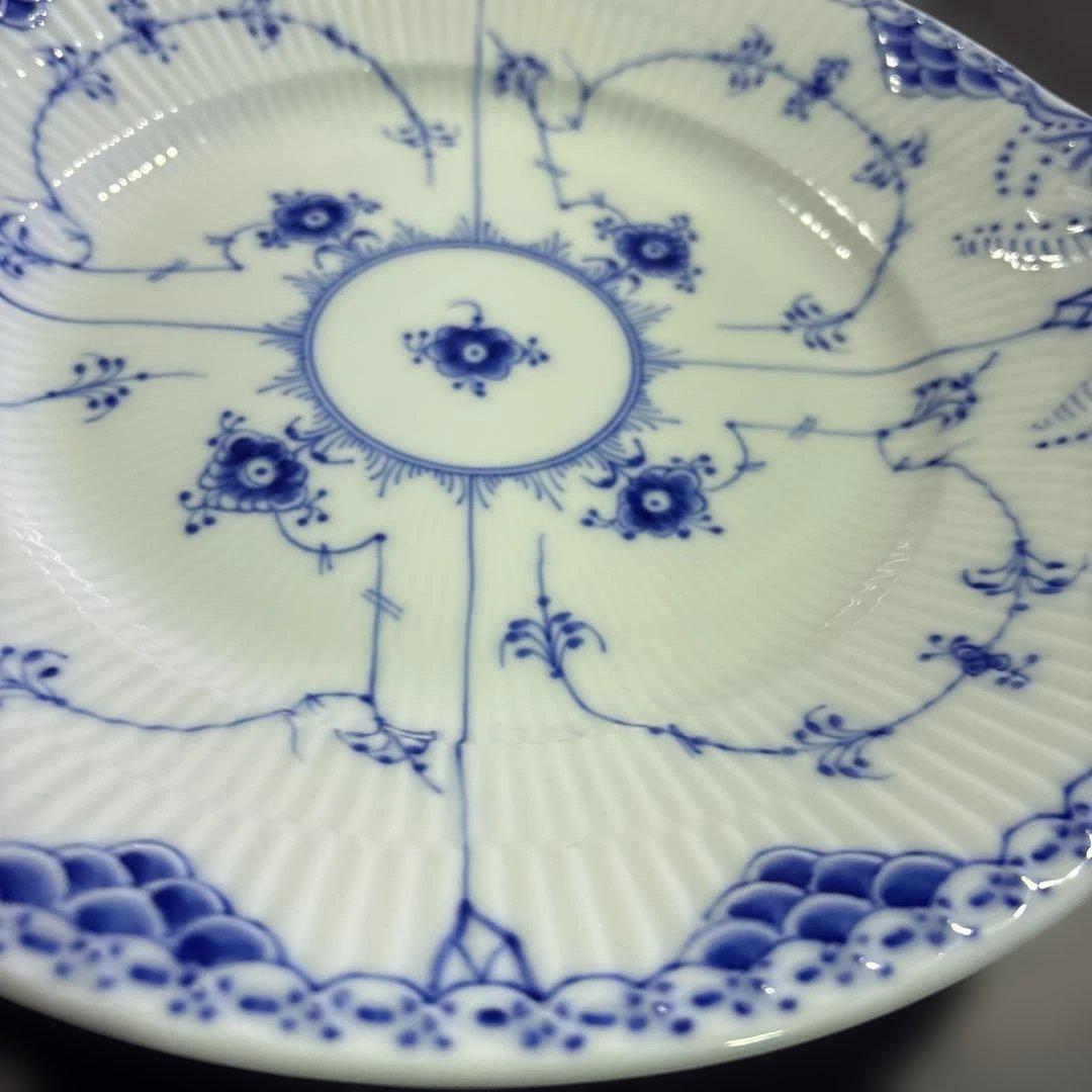 S2235 ロイヤルコペンハーゲン ハーフレース 耳付き大皿