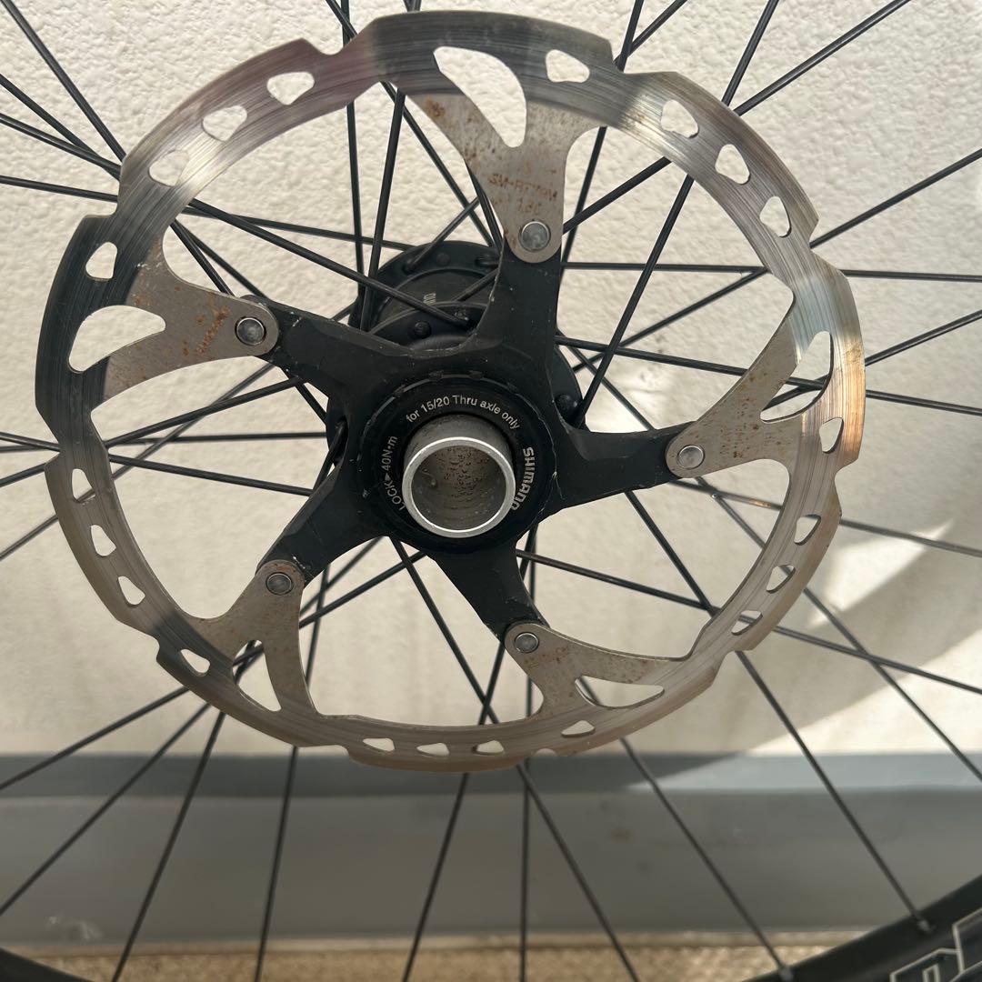SPANK MTB用26インチ ホイールタイヤセット ディスクブレーキ付