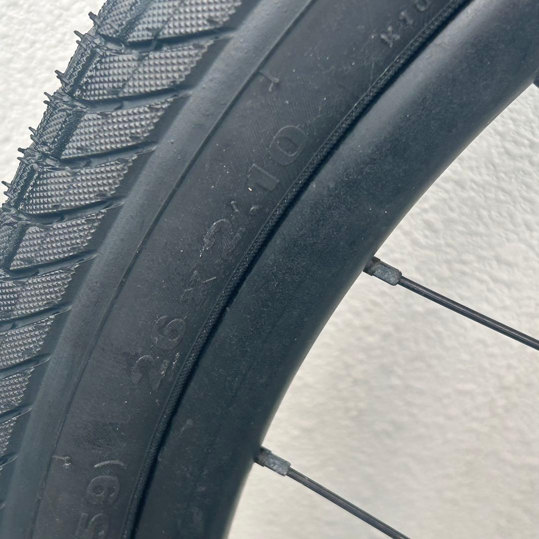 SPANK MTB用26インチ ホイールタイヤセット ディスクブレーキ付