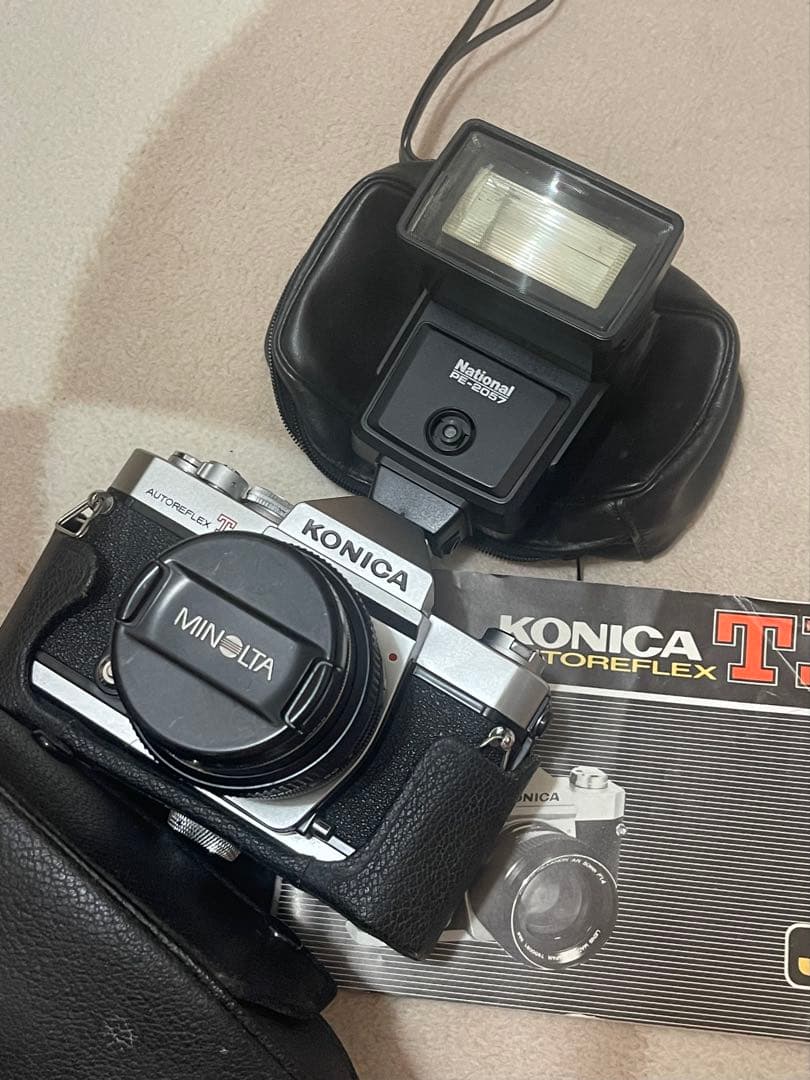 KONICA AUTOREFLEX T3 フィルムカメラ　ストロボ