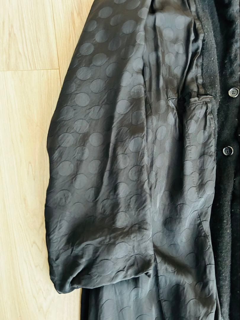 コムデギャルソン.オムプリュス.リバーシブルブラックコート