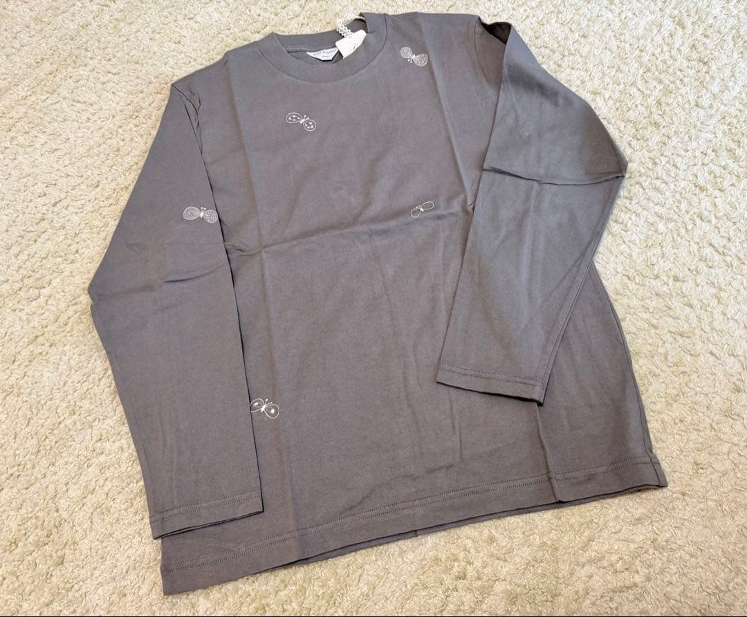 新品未使用☆ ミナペルホネン　ちょうちょ　長袖シャツ