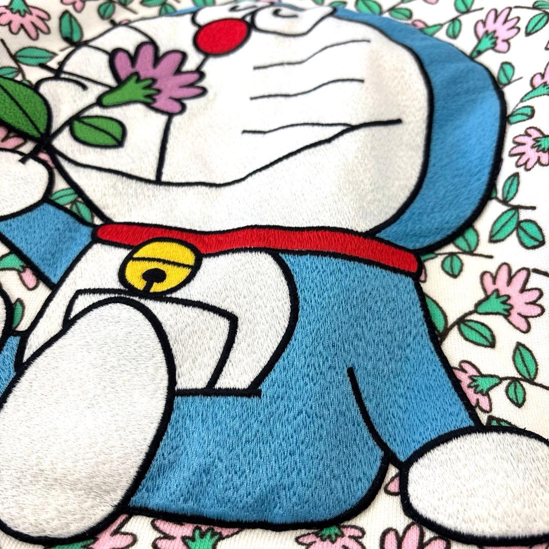 【レディースM相当】GUCCI　ドラえもん　コラボ　トレーナー　スウェット　花柄