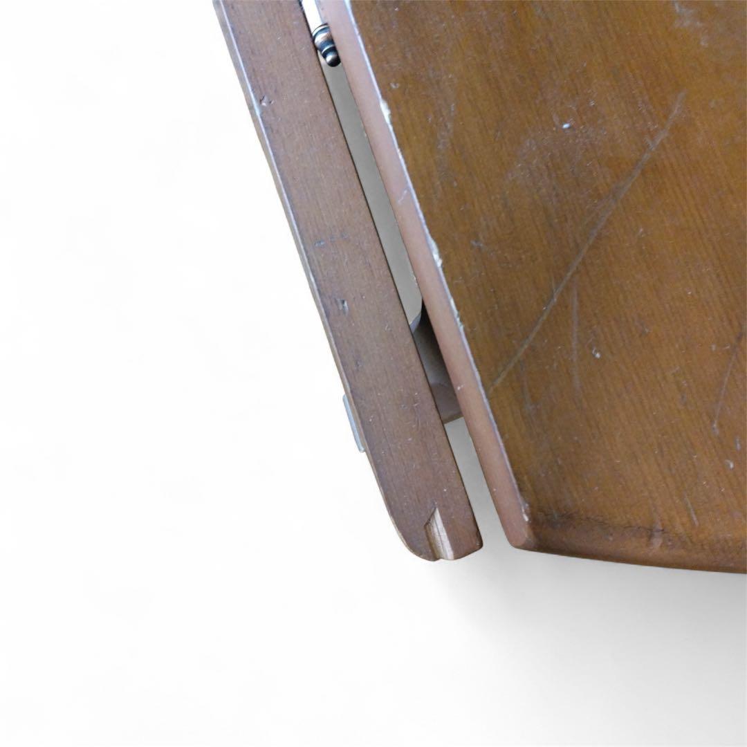 楕円形ちゃぶ台 机 木製 中古品 アンティーク 送料無料