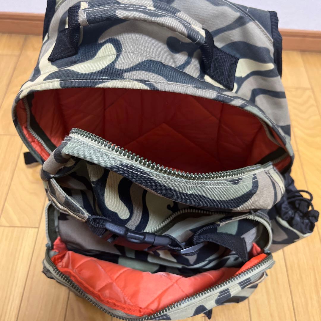 【希少】90s maharishi 忍者タグ (旧タグ)リュックバック カモフラ