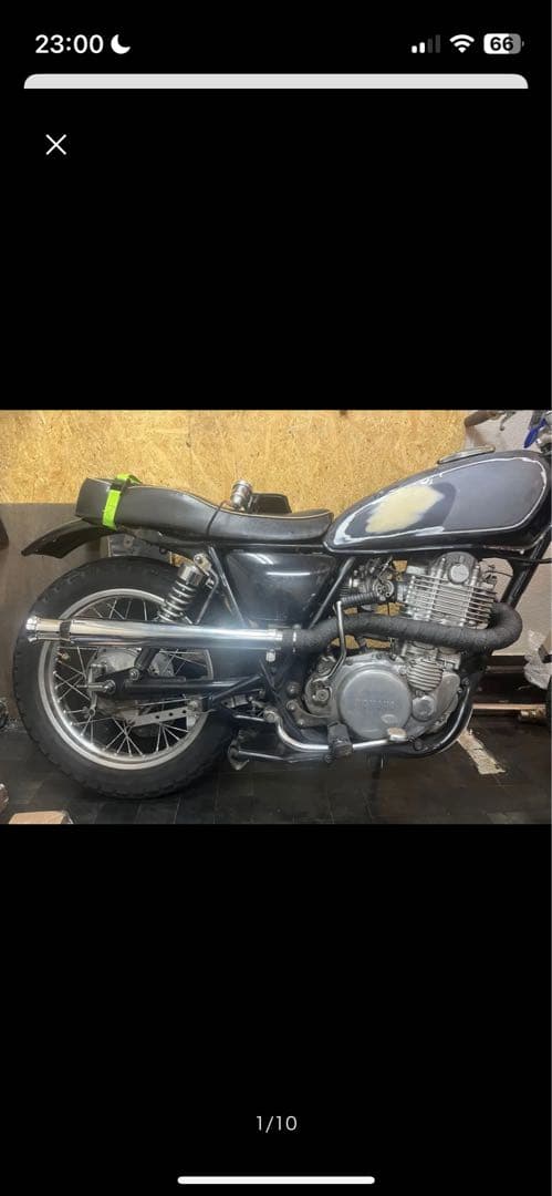 サク　sr400 アップマフラー