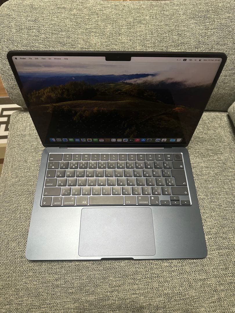 未使用に近い　バッテリー100%　MacBook Air M3 ミッド