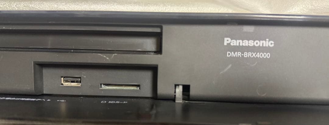全録対応Panasonic BRX4000 4TB最大7番組同時録・無線リモコン