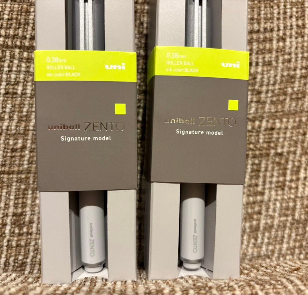 uni-ball ZENTO シグネチャーモデル 0.38mm　2本セット