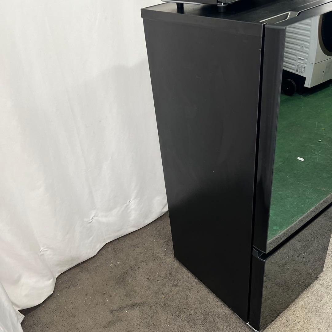 125⭕️冷蔵庫　レンジ　一人暮らし　家電セット　黒　小型　安い　中古　設置無料