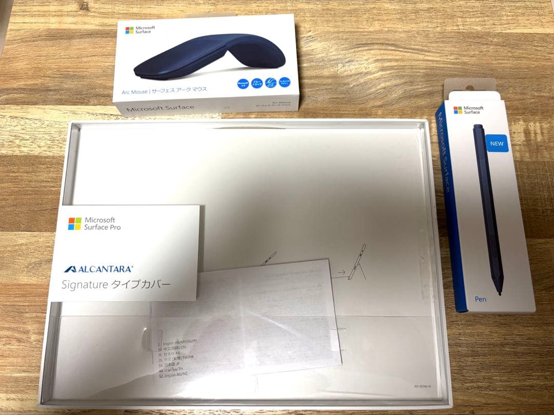 【バッテリー96%】Surface Pro 5 i5/256GB フルセット