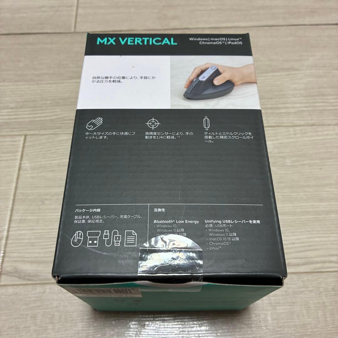 ロジクール アドバンス エルゴノミック ワイヤレスマウス グラファイト