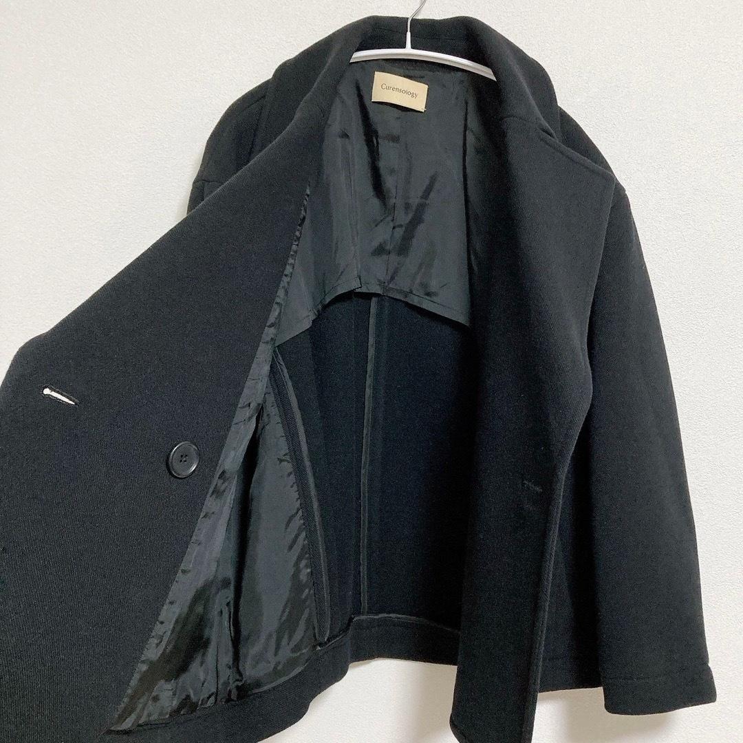 カレンソロジー　Curensology　オーラピーコート　黒　F　ウール