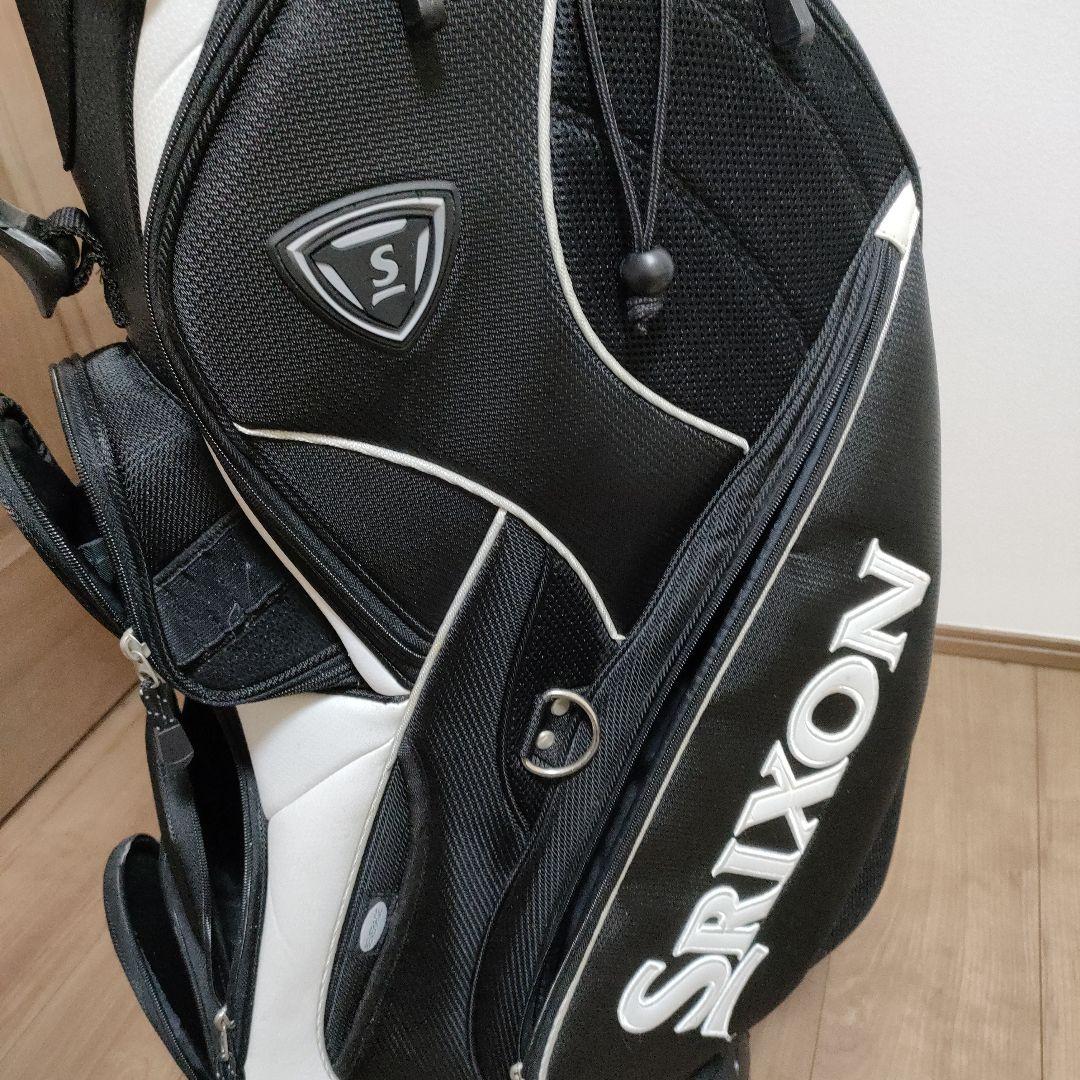 Srixon メンズ キャディバッグ 黒白