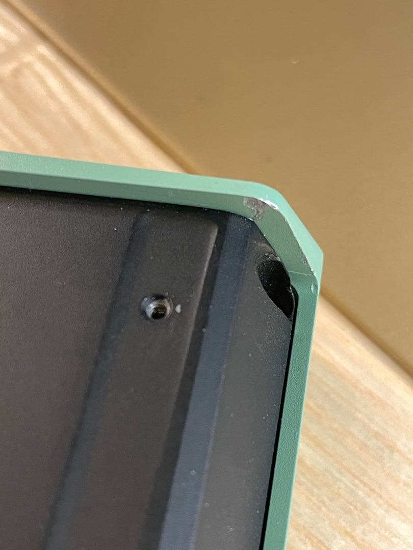 QK65 R1 (green and gold) 自作キーボード