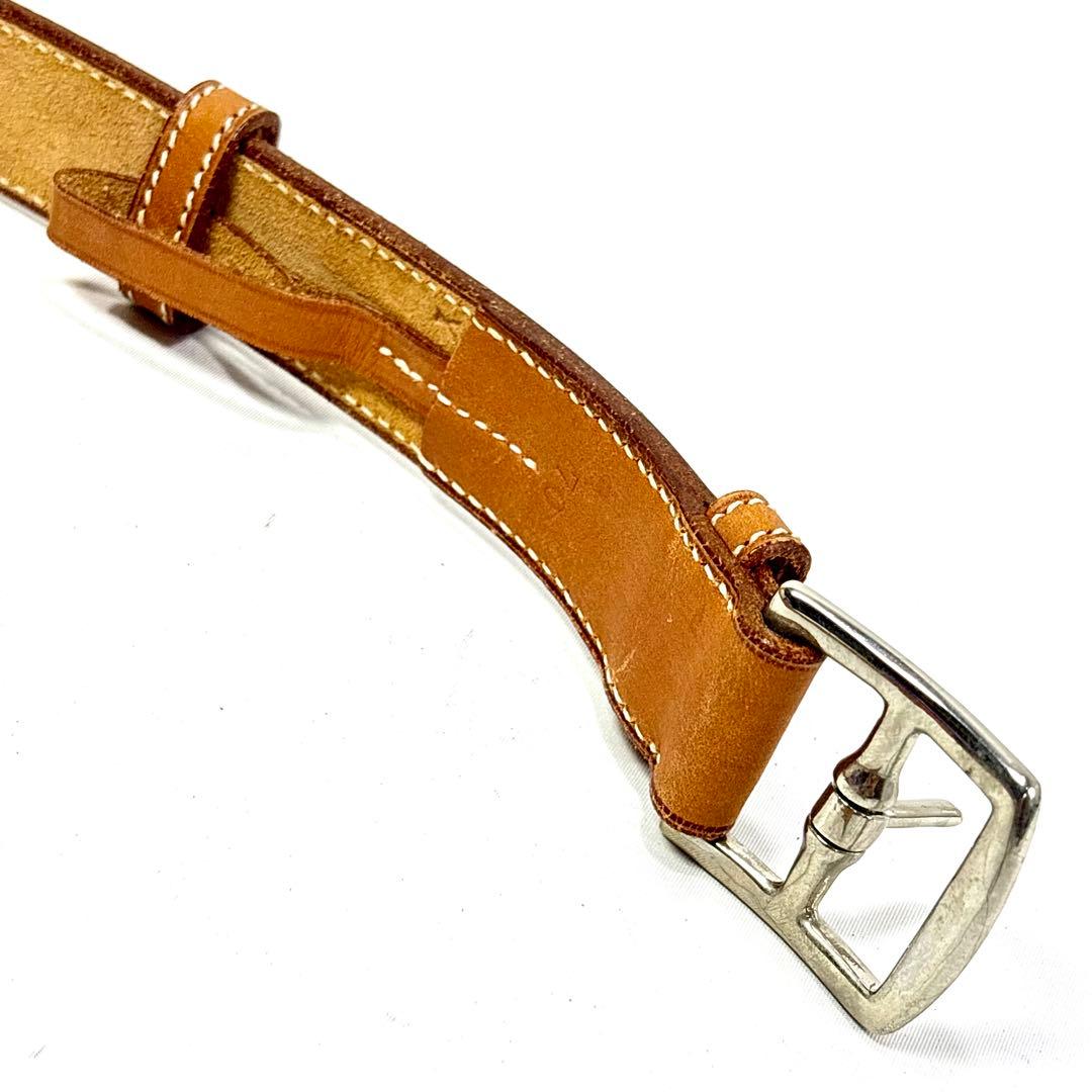 【希少】 HERMES エルメス エトリヴィエール レザー ベルト 70 Y刻印