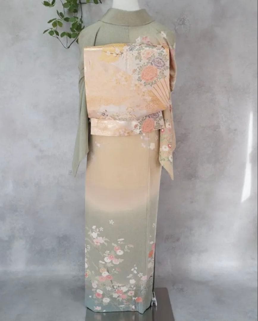 訪問着フルセット　261▪︎ 入学式　お宮参り【訪問着、袋帯、帯締め、帯揚げ】