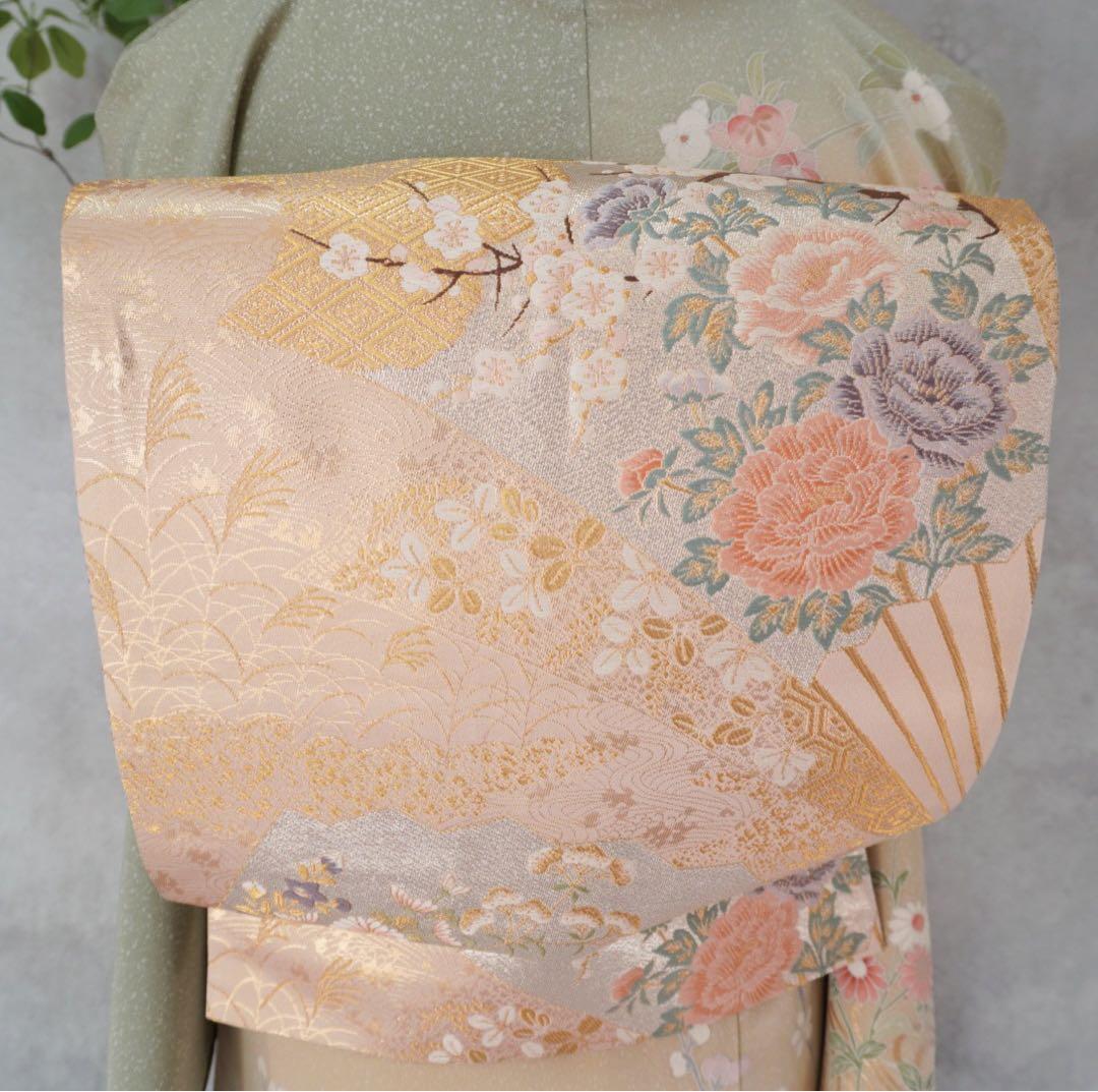 訪問着フルセット　261▪︎ 入学式　お宮参り【訪問着、袋帯、帯締め、帯揚げ】