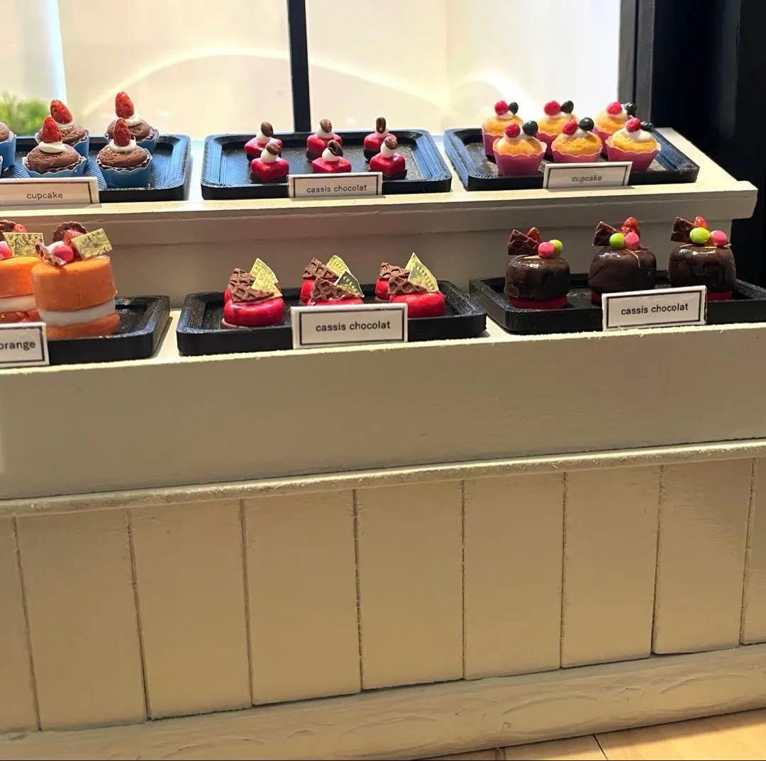 ドールハウス撮影背景ボード プールハウス＆パティオ☆ケーキカフェ追加しました♪