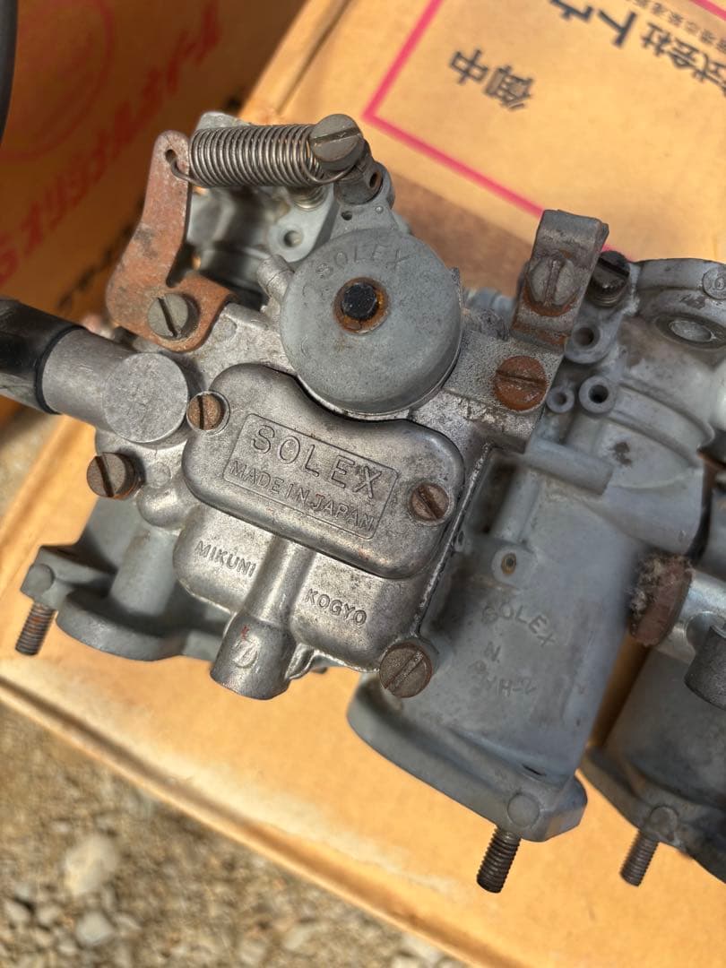 当時物旧車ソレックス2型40パイミクニキャブレターSOLEX ハコスカ ケンメリ