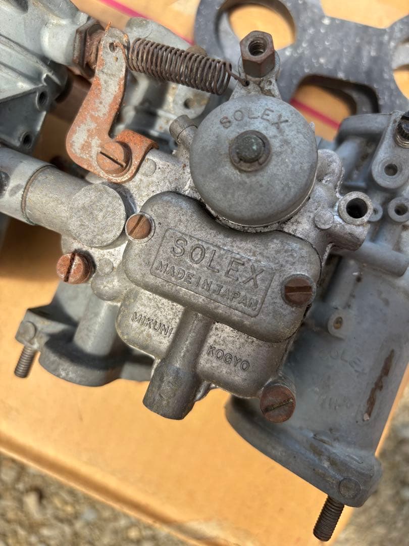 当時物旧車ソレックス2型40パイミクニキャブレターSOLEX ハコスカ ケンメリ