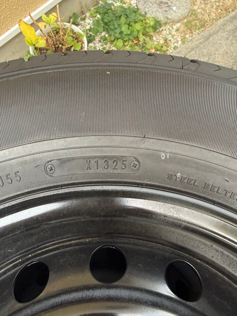 ハイエース　納車前外し　純正　スチール　ホイール　タイヤ　セット