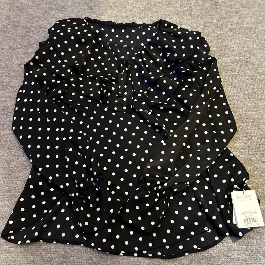 Arpege story フリル羽織ブラウス